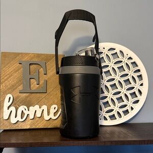 Under Armour Black and Gray Water Jug